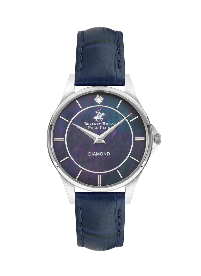 BEVERLY HILLS POLO CLUB BEVERLY HILLS POLO CLUB Women's Analog Blue 289C Mop Dial Watch - BP3243X.399