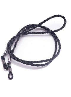 Generic Black Leather Glasses Chain 