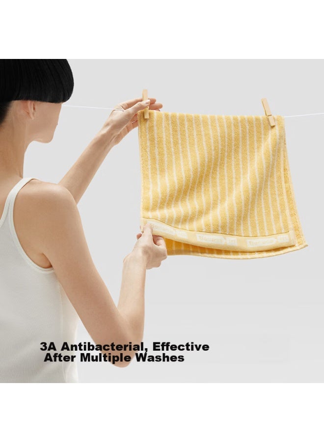 Bananain 301h Towel For Men And Women, 100% Pure Cotton, 3a Antibacterial, Home Use, Bathing, Face Washing, Absorbent, Thickened Face Cloth - Purple - Image 4