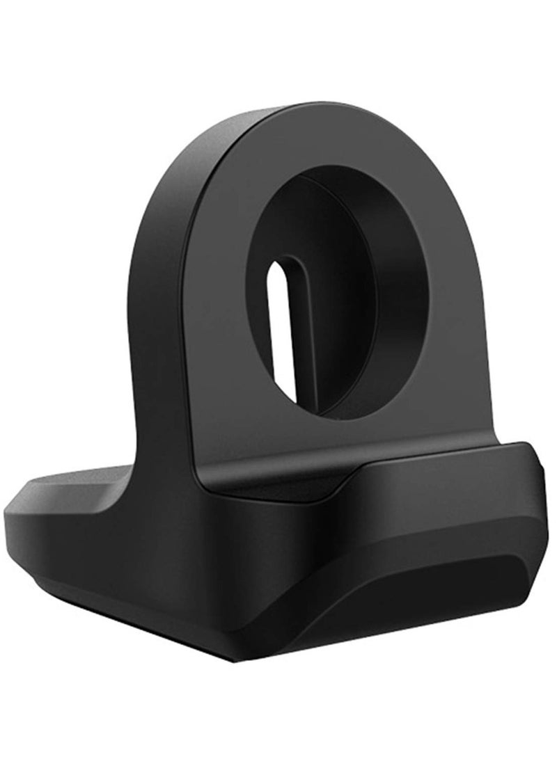 SOLARAE Silicone Charging Stand for Samsung Galaxy Watch 4/4 Classic, Non-Slip Dock for Galaxy Watch 3 (45mm/41mm) & Galaxy Watch Active 2/1 (44mm/40mm) - Black Charger Station. - Image 1