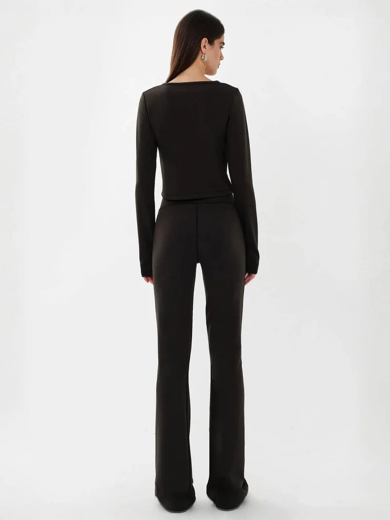 Hiccup Black Flare Leggings for Women | Best Price UAE