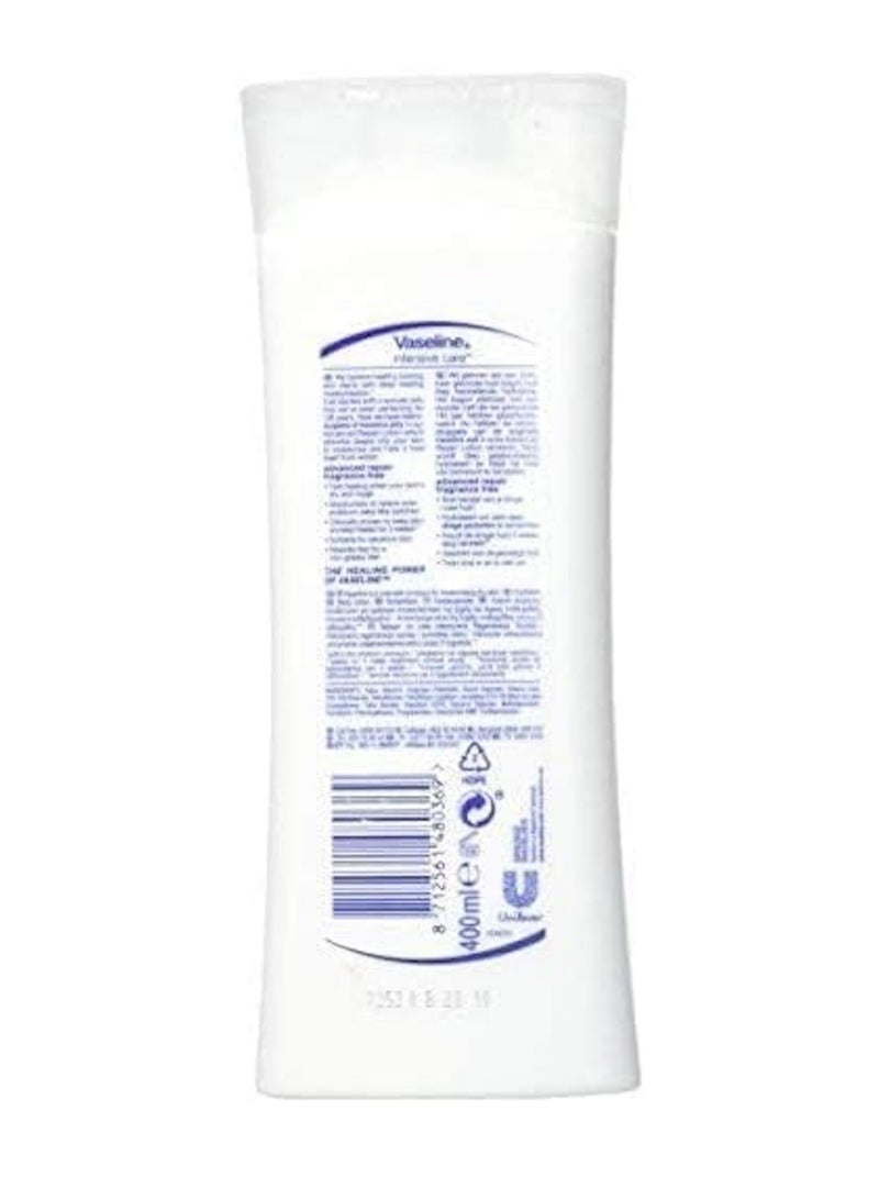 Vaseline لوشن الجسم فازلين للعناية المكثفة إصلاح متقدم خالي من العطر - 400 مل - Image 2