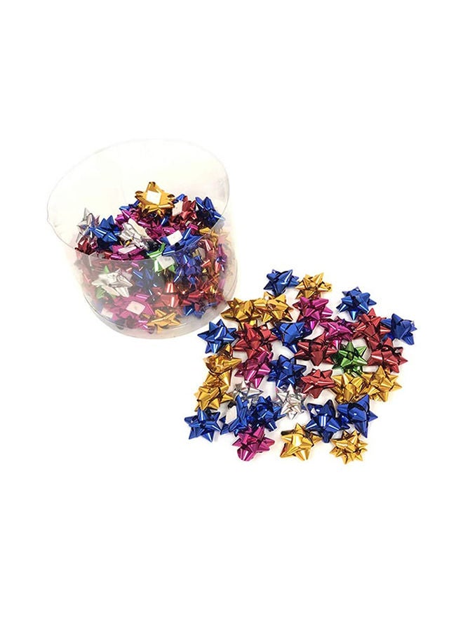 NIBEMINENT 100-Piece Mini Bows Multicolour - Image 1