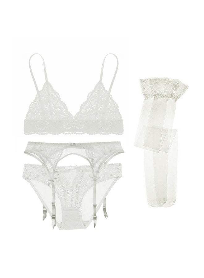 KUYING New Comfortable Skin Friendly And Breathable Lingerie Set Set Of 3  - Image 1