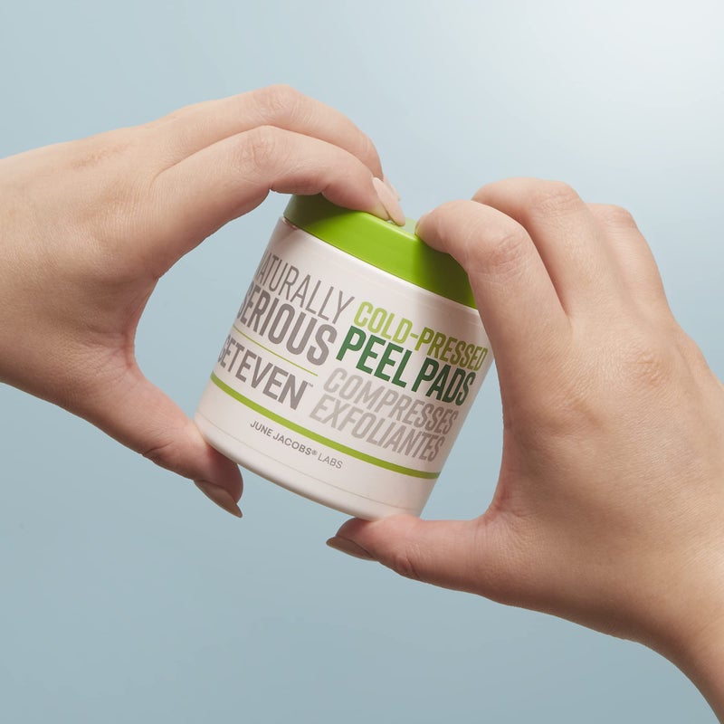 Naturally Serious | Get Even Cold-Pressed Peel Pads, Exfoliating Pads For Uneven Texture, Peel Pads For Sensitive Skin, Vegan Skincare, Cruelty-Free Skincare - Image 4