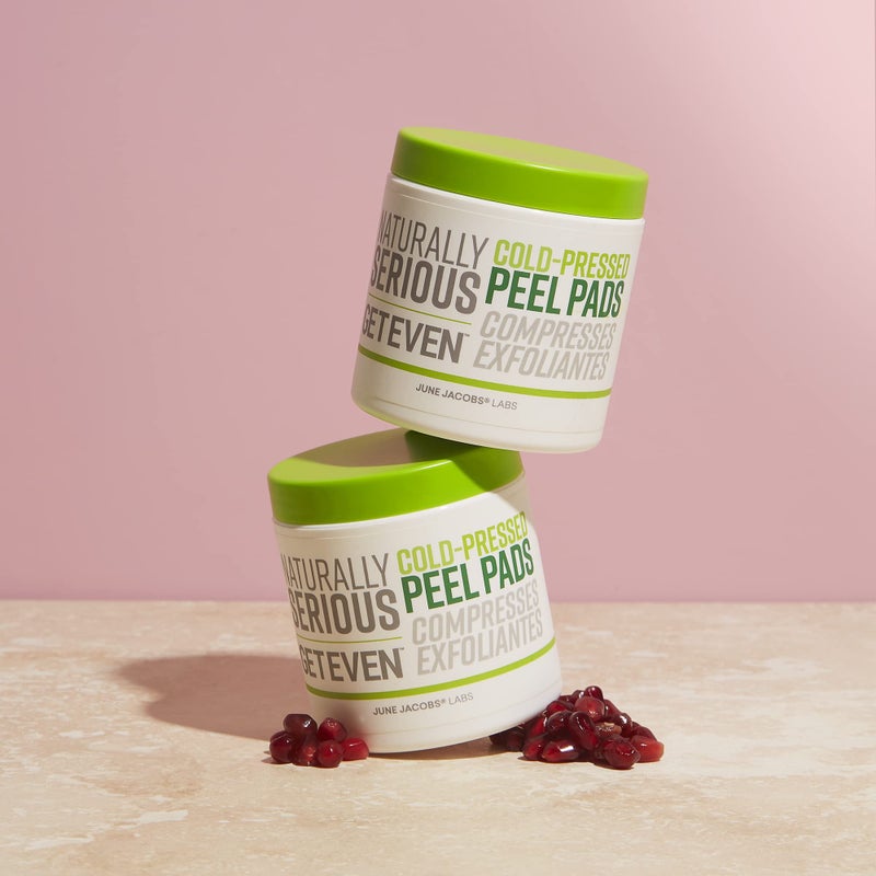 Naturally Serious | Get Even Cold-Pressed Peel Pads, Exfoliating Pads For Uneven Texture, Peel Pads For Sensitive Skin, Vegan Skincare, Cruelty-Free Skincare - Image 2