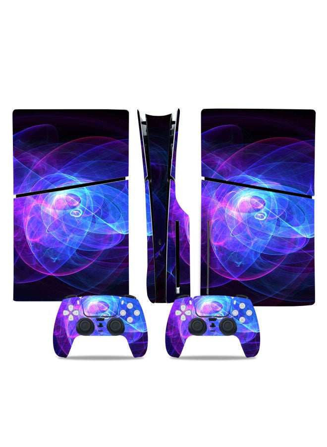 general Ps5 Slim Sticker Film Protective Film Scratch-resistant Waterproof Skin Sticker Optical Drive Digital Can Be 5-Color:Optical Drive DISC327 - Image 1