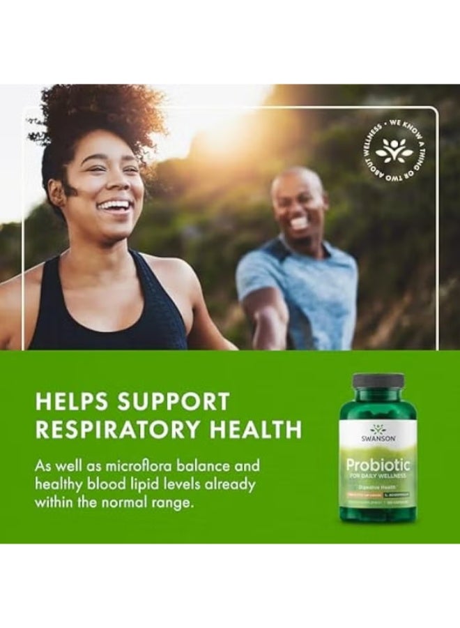 SWANSON Probiotic, 120 Capsules (1 Billion CFU per Capsule) - Image 3
