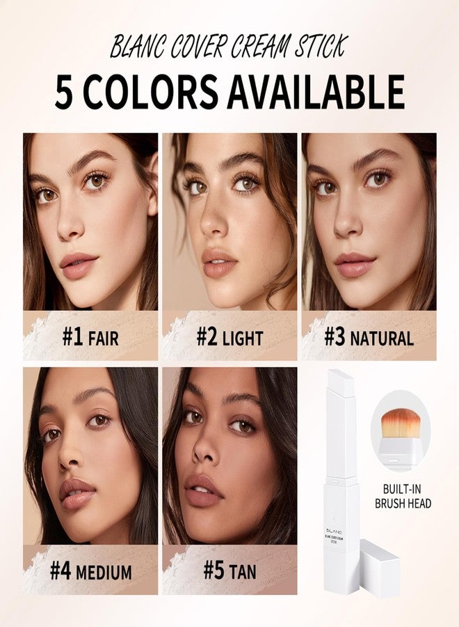Fovcos Double-head Blanc Cover Cream Stick, Color Changing Foundation Stick - Image 4