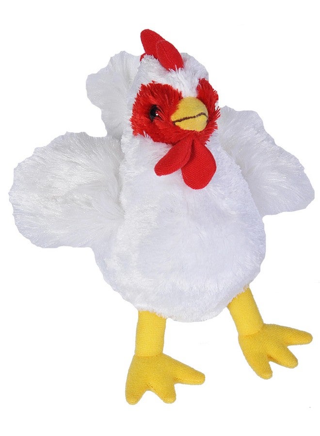 Wild Republic Chicken Plush, Stuffed Animal, Plush Toy, Gifts for Kids, Hug’Ems 7"