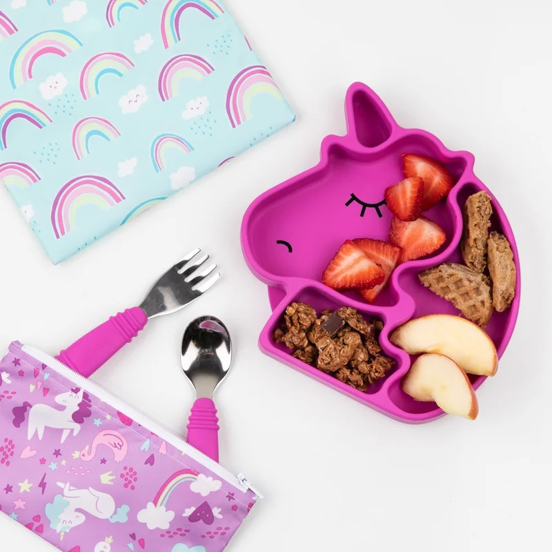 BUMKiNs Silicone Vacuum Plate - Unicorn