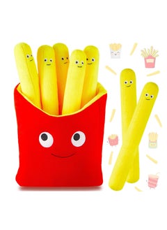 Food Pillows Cute French Fry Plushie Toy Removable Plush French Fries Pillow, Creative Simulation Fries Plush Pillow