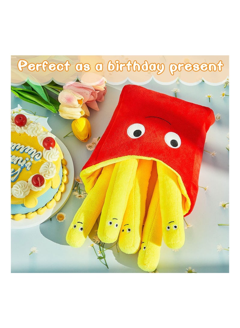 Generic - Food Pillows Cute French Fry Plushie Toy Removable Plush French Fries Pillow, Creative Simulation Fries Plush Pillow - Image 1