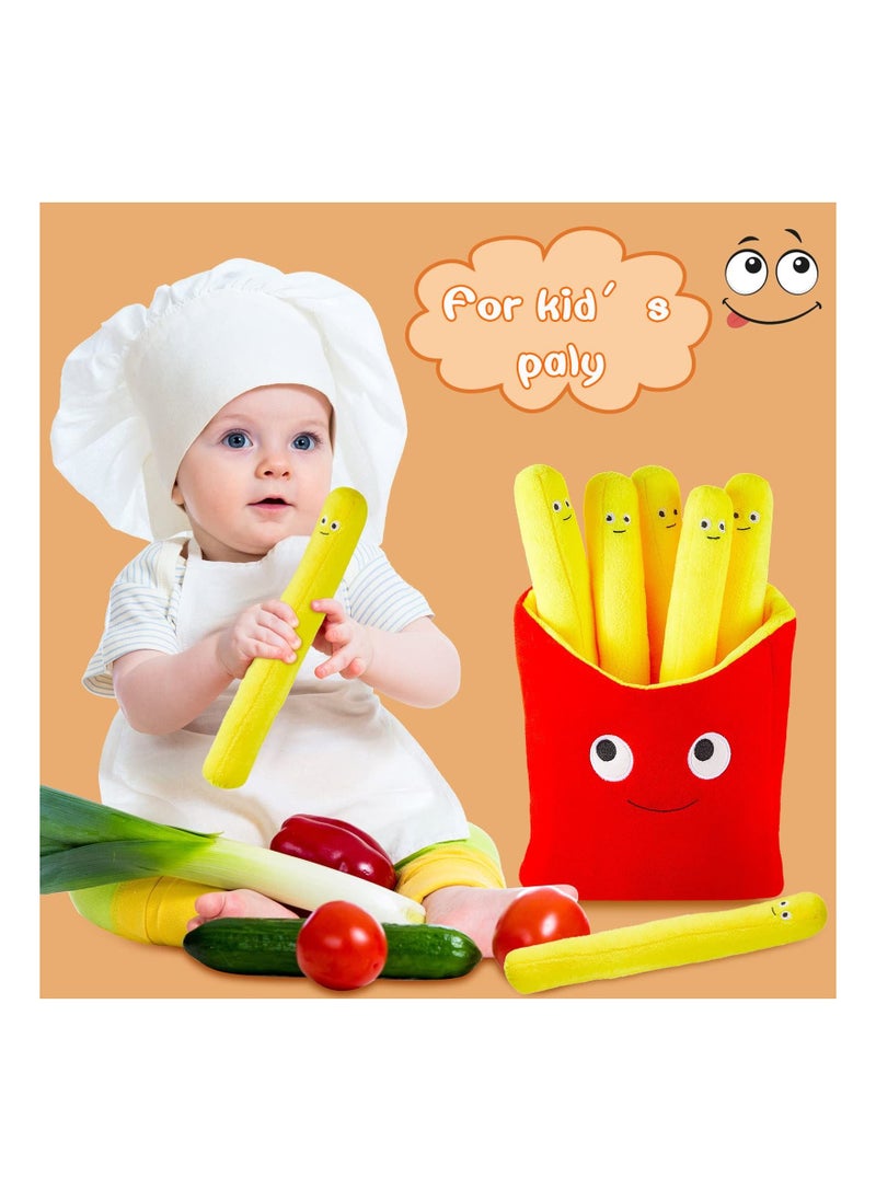 Generic - Food Pillows Cute French Fry Plushie Toy Removable Plush French Fries Pillow, Creative Simulation Fries Plush Pillow - Image 1