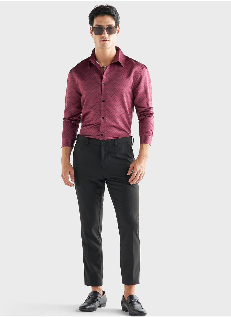 FAV Printed Regular Fit Shirt  - Image 4