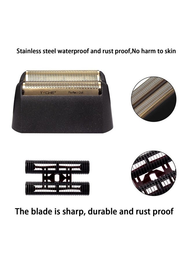 colorski Professional Shaver Shaper Replacement Super Close Gold Foil And Cutter Bar Assembly Super Close Shaving For Professional Barbers And Stylists Compatible With Wahl 5 Star Series Model 7043（Gold）  - Image 4