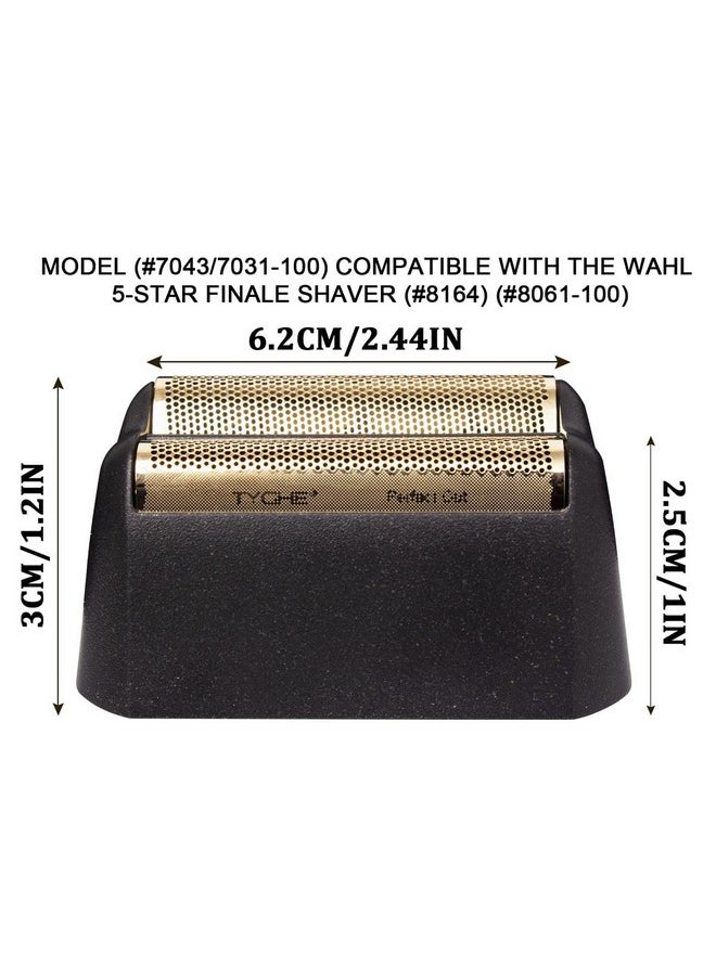 colorski Professional Shaver Shaper Replacement Super Close Gold Foil And Cutter Bar Assembly Super Close Shaving For Professional Barbers And Stylists Compatible With Wahl 5 Star Series Model 7043（Gold）  - Image 3