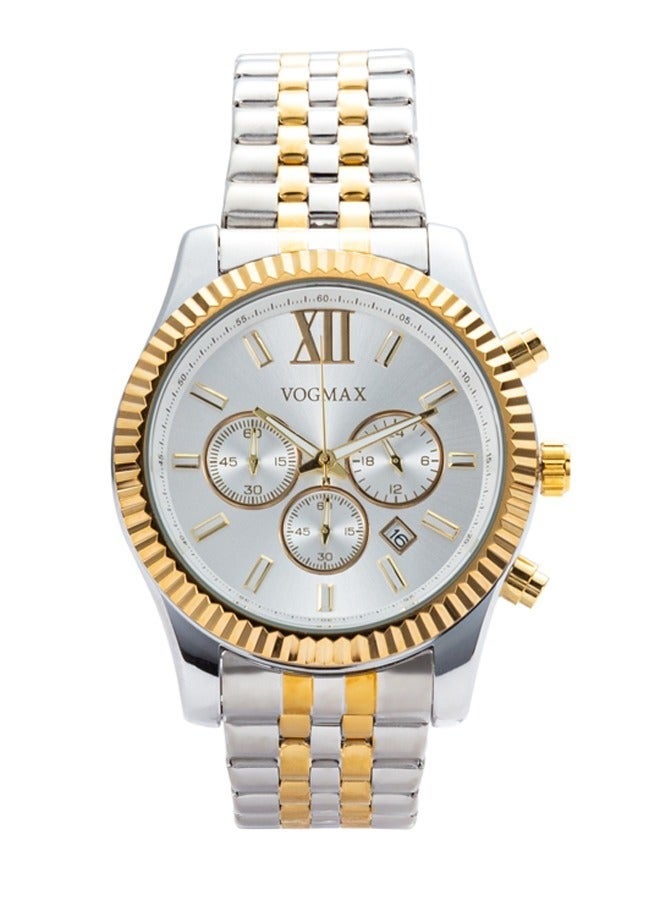 VOGMAX Watch for Men Water Resistant Men's Fashion Wrist Watch Waterproof Analog Quartz Stainless Steel Watches - Image 1