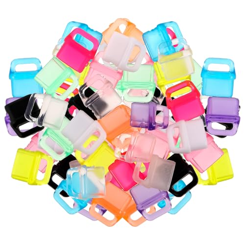 Qianyu USB C Dust Plug Colorful Type C Charging Port Anti Dust Cover Plastic Plugs Cover Protector with Hanging Hole Compatible with All TypeC Devices Laptops Tablets Smart Phones 70 - Image 1