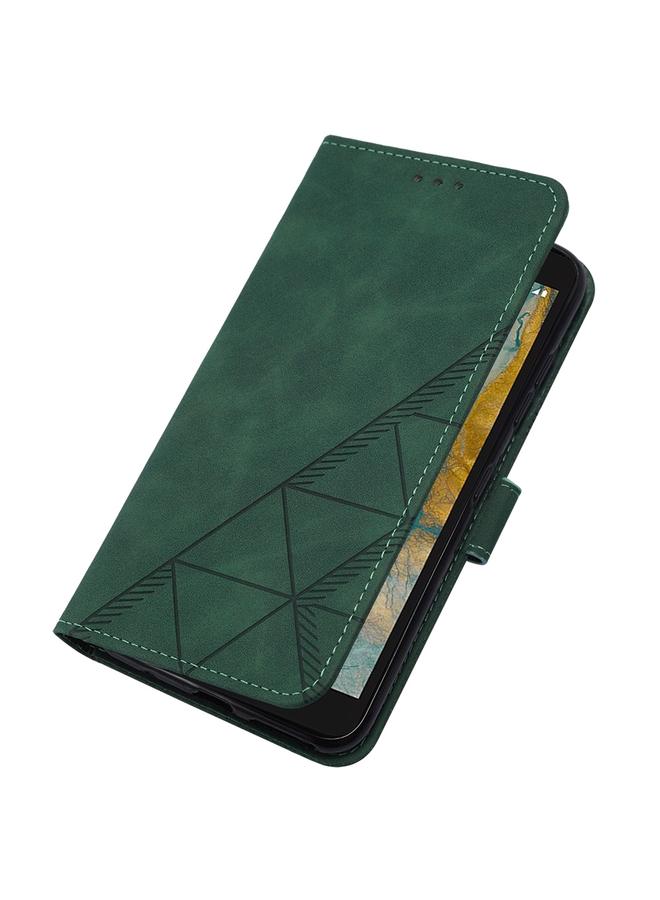 S-TOP Case For Nokia C02 TA-1522 Crossbody 3D Embossed Flip Leather Phone Case - Image 5