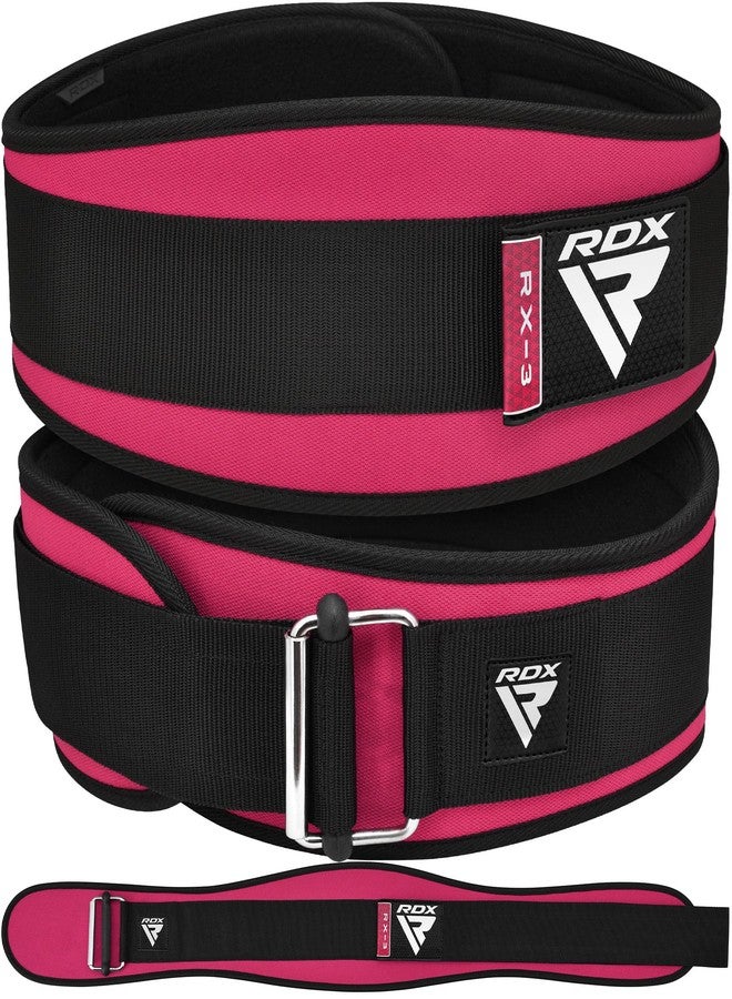 RDX Women Weight Lifting Belt 6.5” Curved Padded Back Lumbar Support, Fitness Strength Training, Core Exercise Workout Bodybuilding Powerlifting Deadlifts Squats, Ladies Home Gym Equipment - Image 1