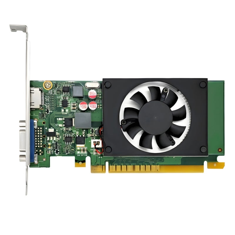 بطاقة رسوميات GT730: 2 جيجا بايت DDR3، تردد نواة 902 ميجاهرتز - تصميم فعال في الاستهلاك، بطاقة رسوميات مستوى الدخول لترقية كمبيوتر منزلي، والمكاتب، والترفيه، والألعاب الأساسية - Image 2