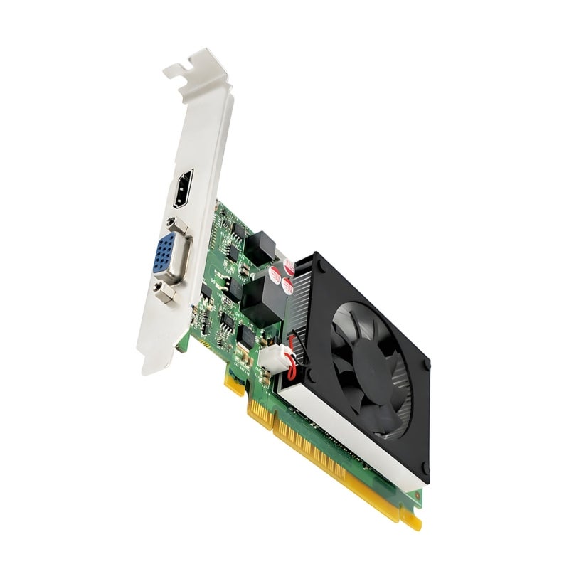 بطاقة رسوميات GT730: 2 جيجا بايت DDR3، تردد نواة 902 ميجاهرتز - تصميم فعال في الاستهلاك، بطاقة رسوميات مستوى الدخول لترقية كمبيوتر منزلي، والمكاتب، والترفيه، والألعاب الأساسية - Image 1