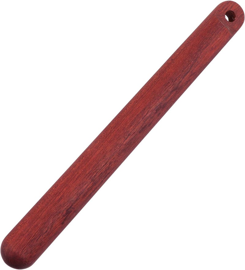 Wooden Rolling Pin Hanging Hole, 30cm Non-stick Dough Roller for Baking Pizza, Pastry, and Noodles, Solid Wood Rolling Stick Baking Tool for Home Kitchen Use - Image 1