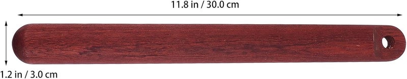 Wooden Rolling Pin Hanging Hole, 30cm Non-stick Dough Roller for Baking Pizza, Pastry, and Noodles, Solid Wood Rolling Stick Baking Tool for Home Kitchen Use - Image 2