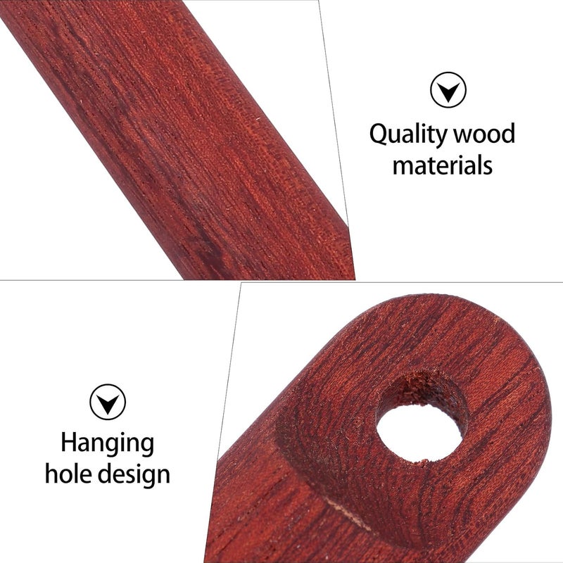 Wooden Rolling Pin Hanging Hole, 30cm Non-stick Dough Roller for Baking Pizza, Pastry, and Noodles, Solid Wood Rolling Stick Baking Tool for Home Kitchen Use - Image 3