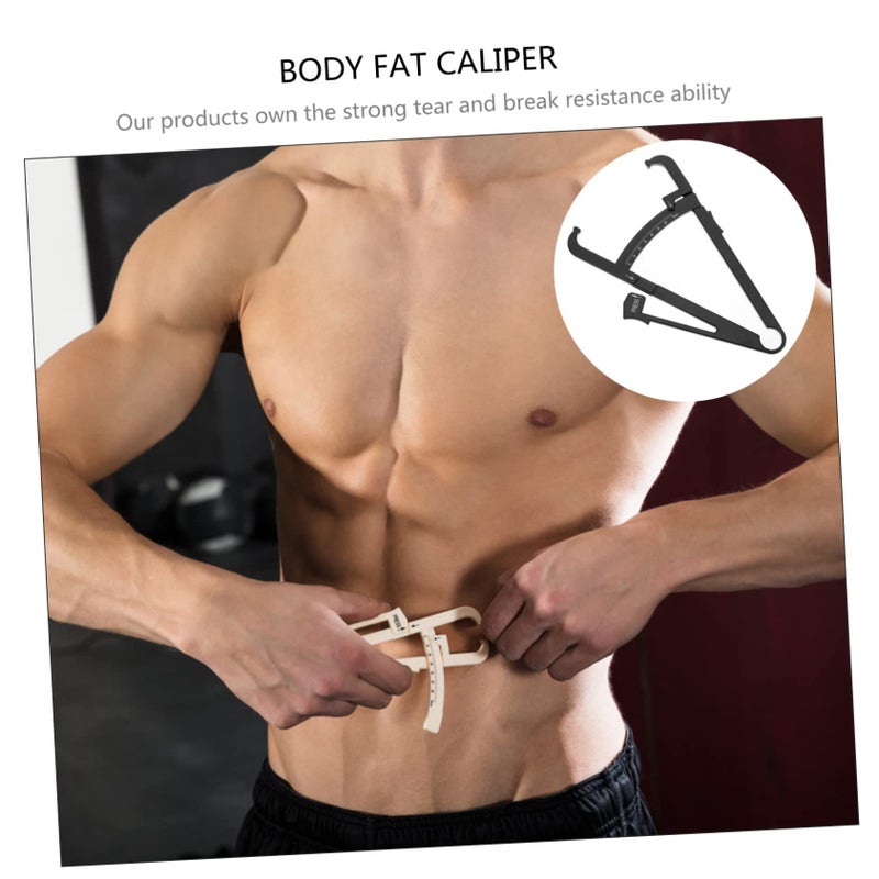2Pcs Skinfold Caliper Fat Measurement Tool Accurate Durable Body Fat Analyzer Fitness Tracking - Image 5