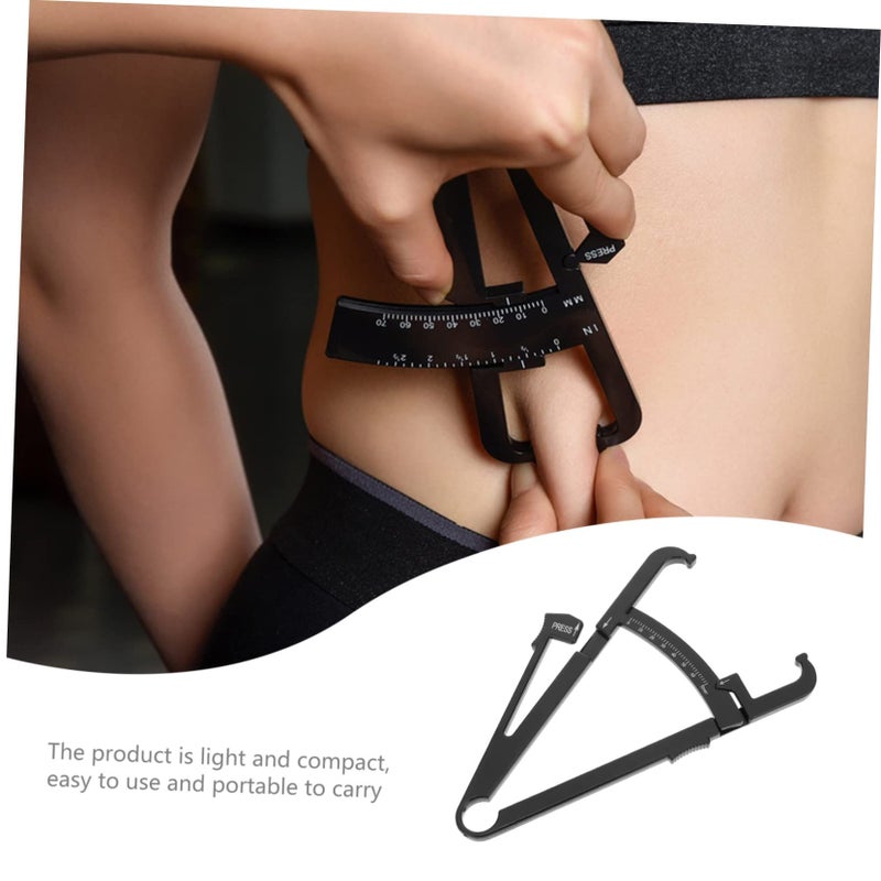 2Pcs Skinfold Caliper Fat Measurement Tool Accurate Durable Body Fat Analyzer Fitness Tracking - Image 4