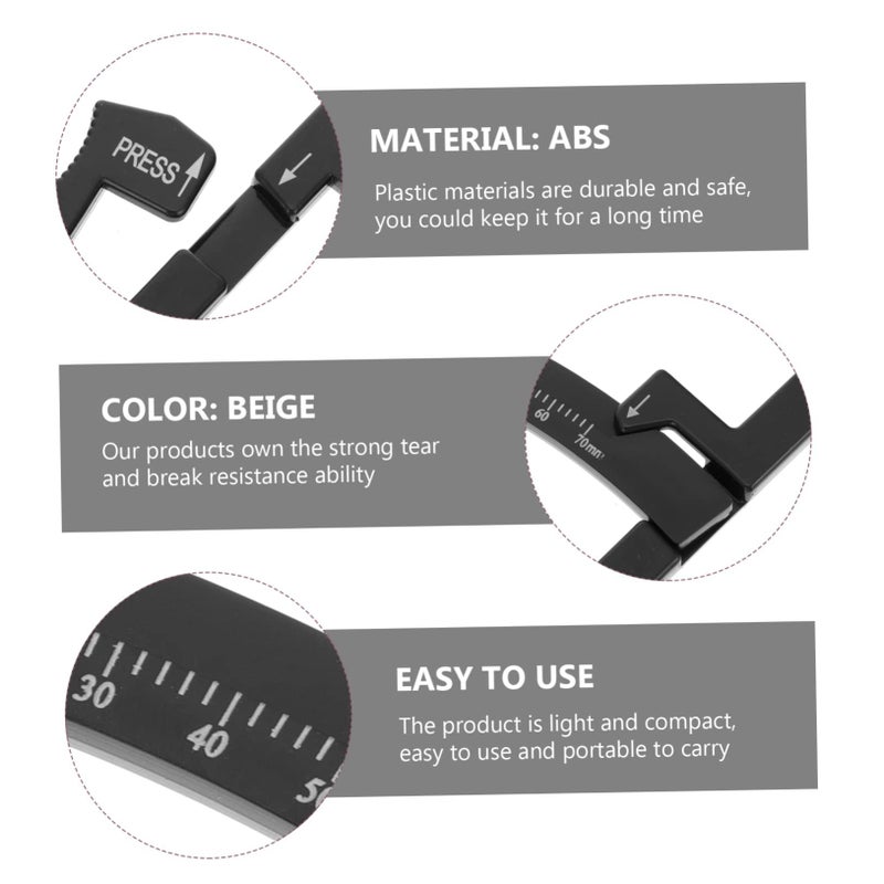 2Pcs Skinfold Caliper Fat Measurement Tool Accurate Durable Body Fat Analyzer Fitness Tracking - Image 3