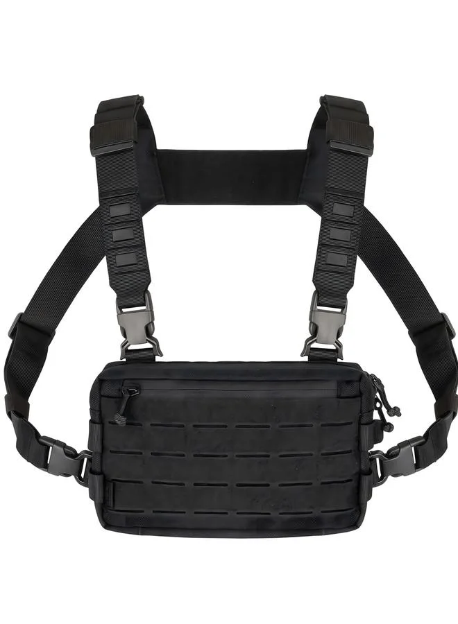 Black Tactical Chest Rig Bag