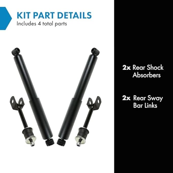 TRQ Rear Suspension Kit Compatible With 19982004 Toyota Land Cruiser - Image 2