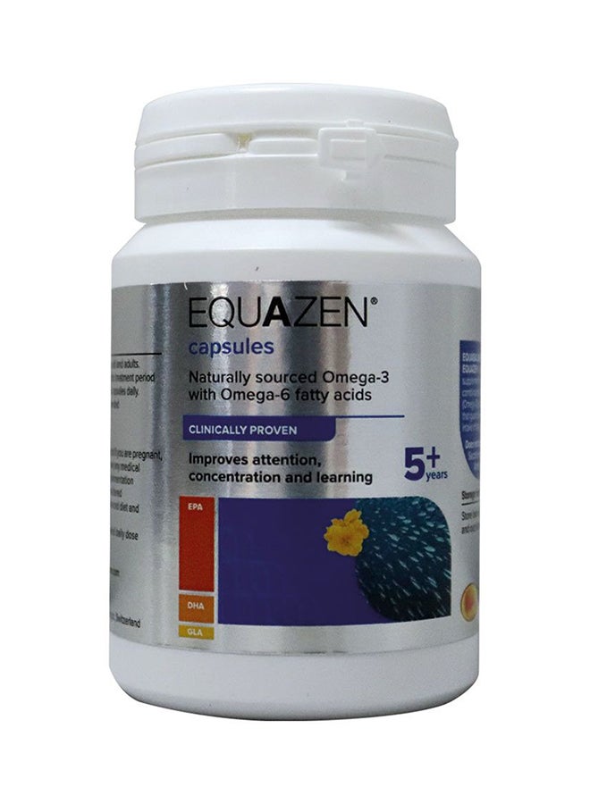 Equazen Omega-3 & Omega-6 fatty acids for 5+ years Capsules 60's - Image 1