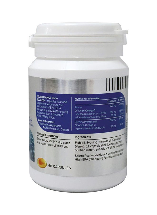 Equazen Omega-3 & Omega-6 fatty acids for 5+ years Capsules 60's - Image 3