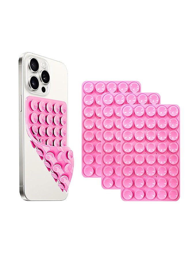 3PCS Double-Sided Silicone Suction Cup Phone Mount, Multi-Surface Compatible, No-Residue Removal  - Image 1