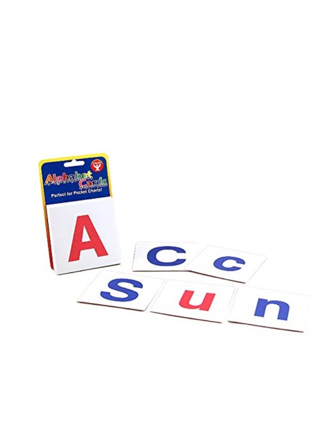 Hygloss Hygloss Combo Pack of Upper Case and Lower Case Alphabet Cards, 60 cards 
