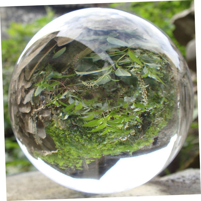 White Crystal Ball for Feng Shui Meditation Photography Props Office Decor - Image 5