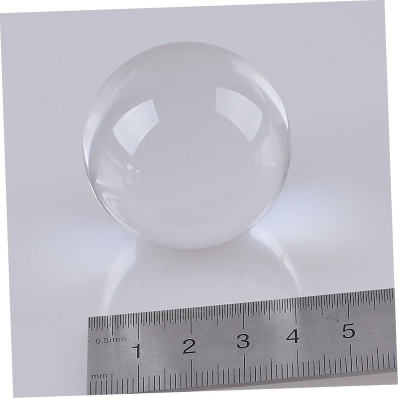 White Crystal Ball for Feng Shui Meditation Photography Props Office Decor - Image 4