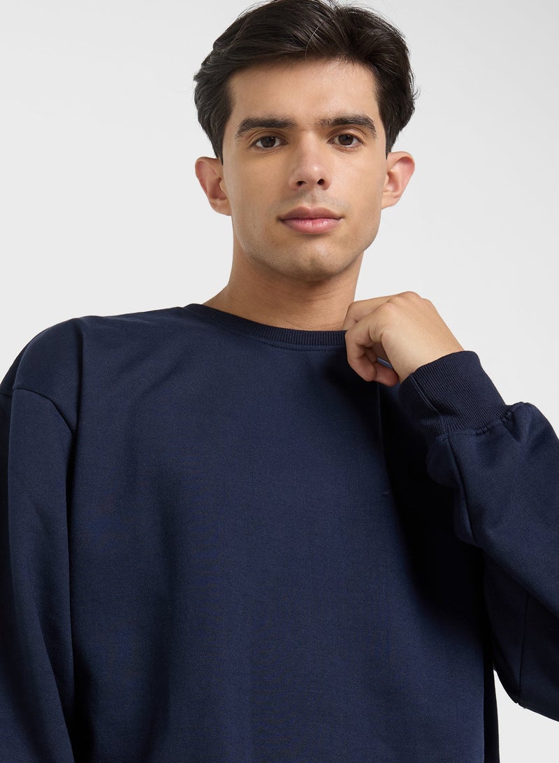 Seventy Five Graphic Crew Neck Pullover Sweatshirt - Image 3