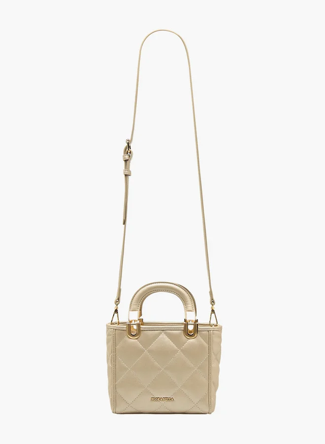 فلورا بيلا من شو إكسبرس Quilted Crossbody Bag with Detachable Shoulder Strap