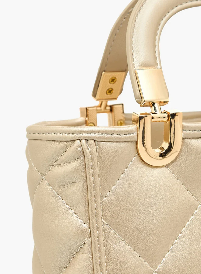 فلورا بيلا من شو إكسبرس Quilted Crossbody Bag with Detachable Shoulder Strap