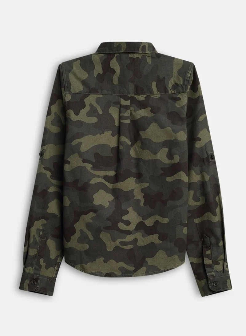 ليل بيكس قميص مموه للأولاد