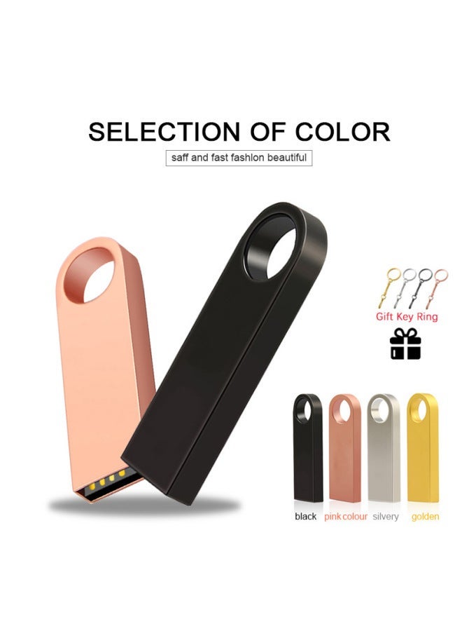 Metal Usb Flash Drive 16gb Car Music 8gb High Speed 64gb Digital Computer Stick Customizable Engraving-Capacity:16GB C6 - Image 5