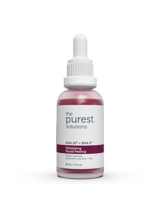 AHA 10% + BHA 2% Exfoliating Facial Peeling Solution 30ml