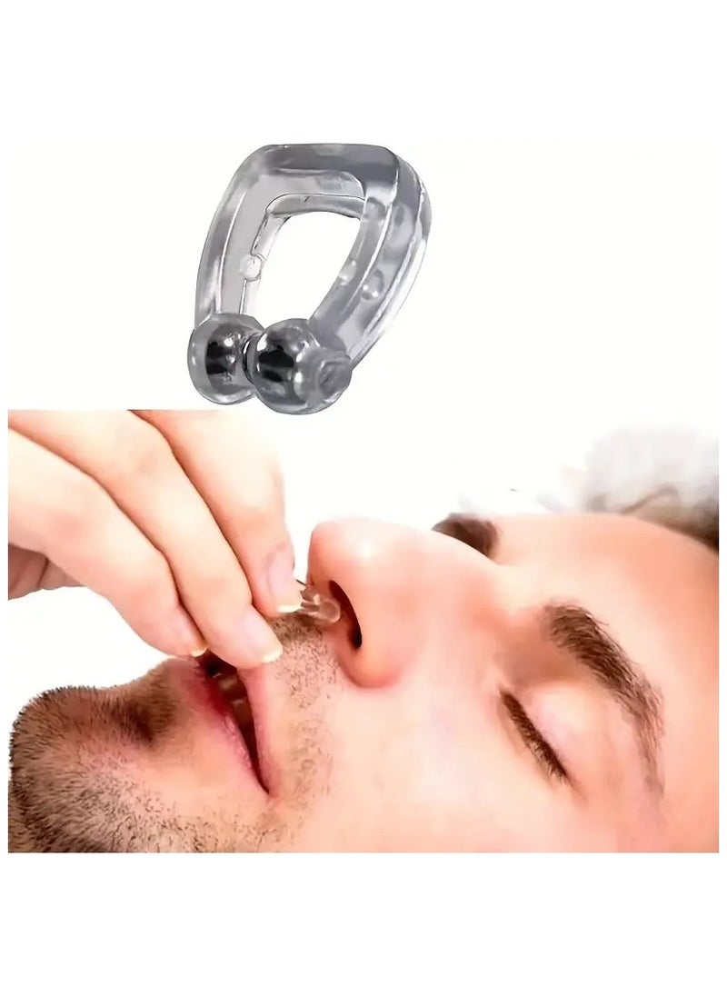 Generic - Anti Snoring Devices, Snore Stopper Upgraded Magnetic Anti Snoring Nose Clip, Snoring Solution for Comfortable and Quieter Sleep, 4 Piece Nose Clip Stop Snoring, Effective to Relieve Snoring - Image 1