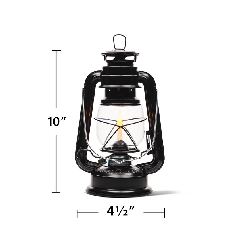 Lamplight Large Paraffin Oil Indoor Lamp, Hurricane Lamp, Emergency Kit, Lamplight 52664 Farmerâ€™s Lantern Indoor Oil Lamp, Black, Original - Image 4