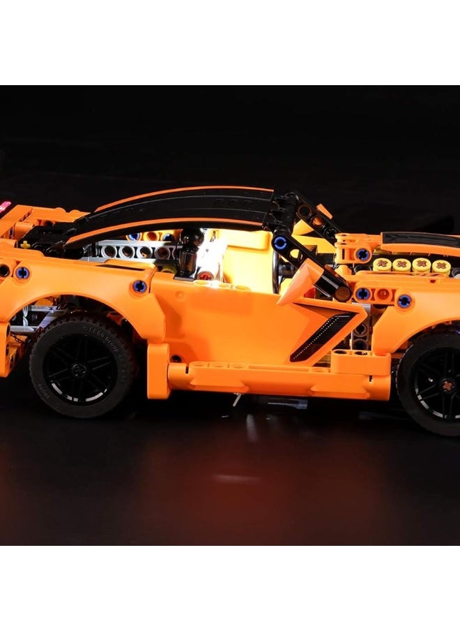 BRIKSMAX BRIKSMAX Led Lighting Kit for Technic Chevrolet Corvette ZR1 - Compatible with Lego 42093 Building Blocks Model- Not Include The Lego Set  - Image 2
